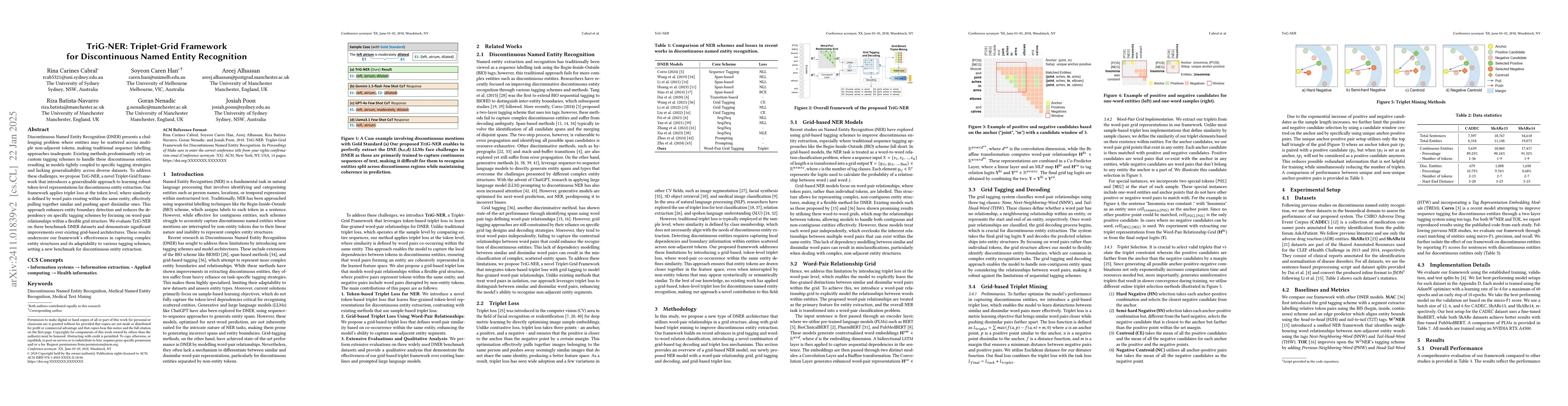 Thumbnail for TriG-NER: Triplet-Grid Framework for Discontinuous Named Entity
  Recognition