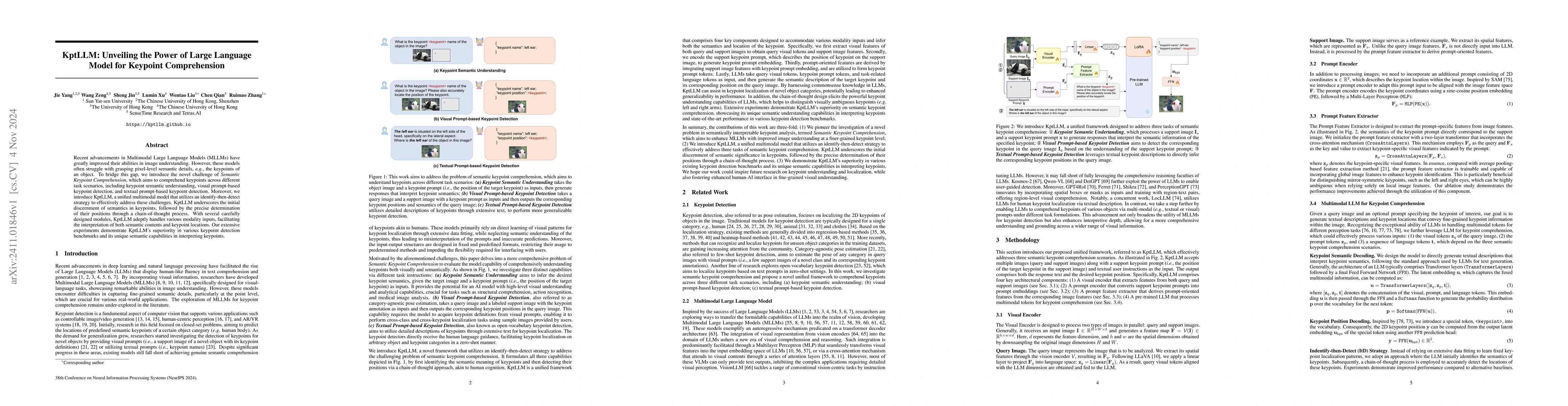 Thumbnail for KptLLM: Unveiling the Power of Large Language Model for Keypoint
  Comprehension