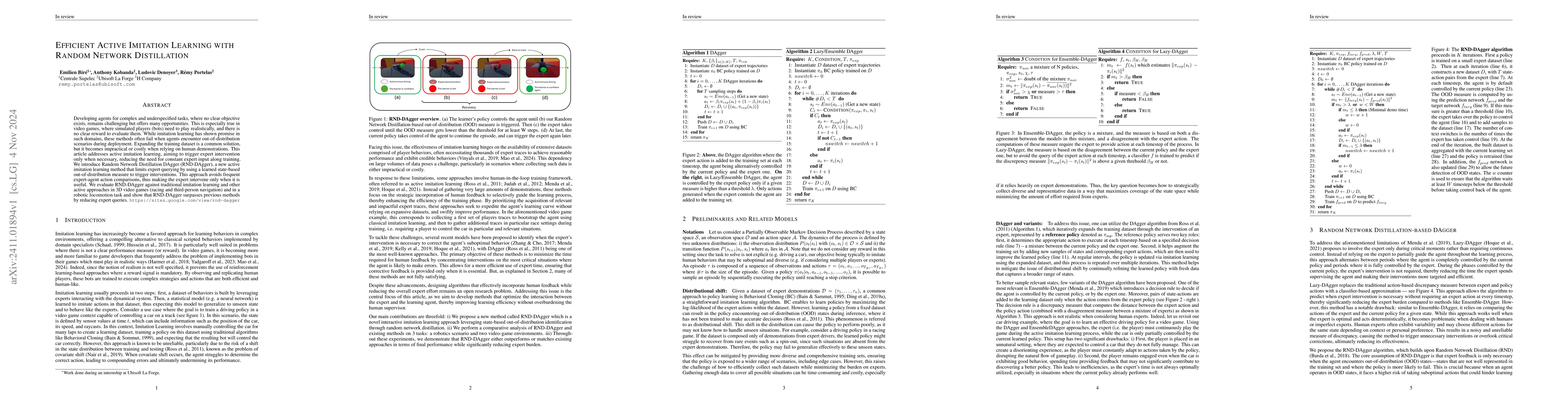 Thumbnail for Efficient Active Imitation Learning with Random Network Distillation