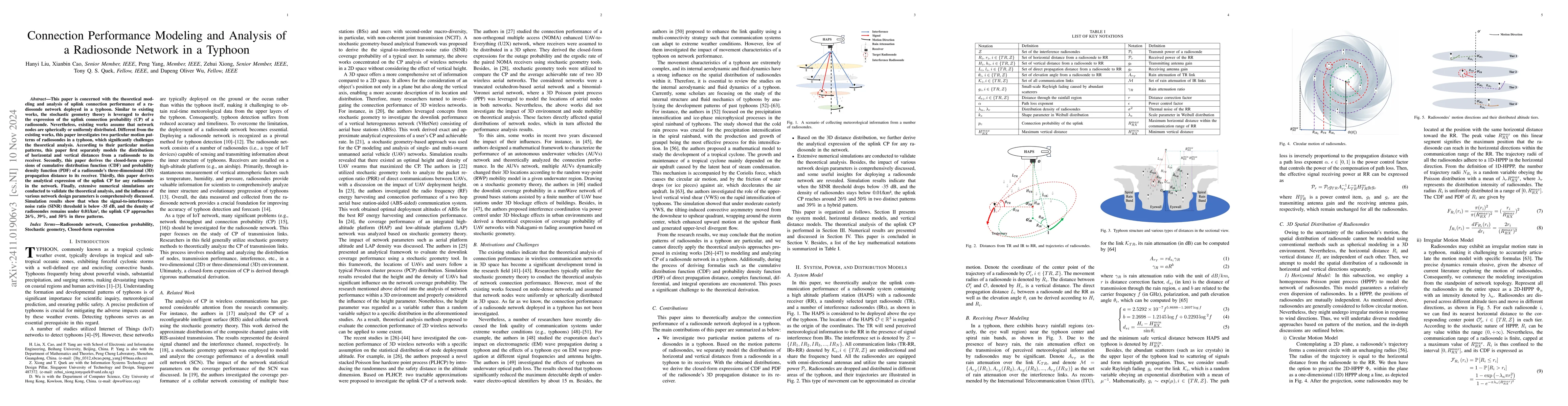 Thumbnail for Connection Performance Modeling and Analysis of a Radiosonde Network in
  a Typhoon
