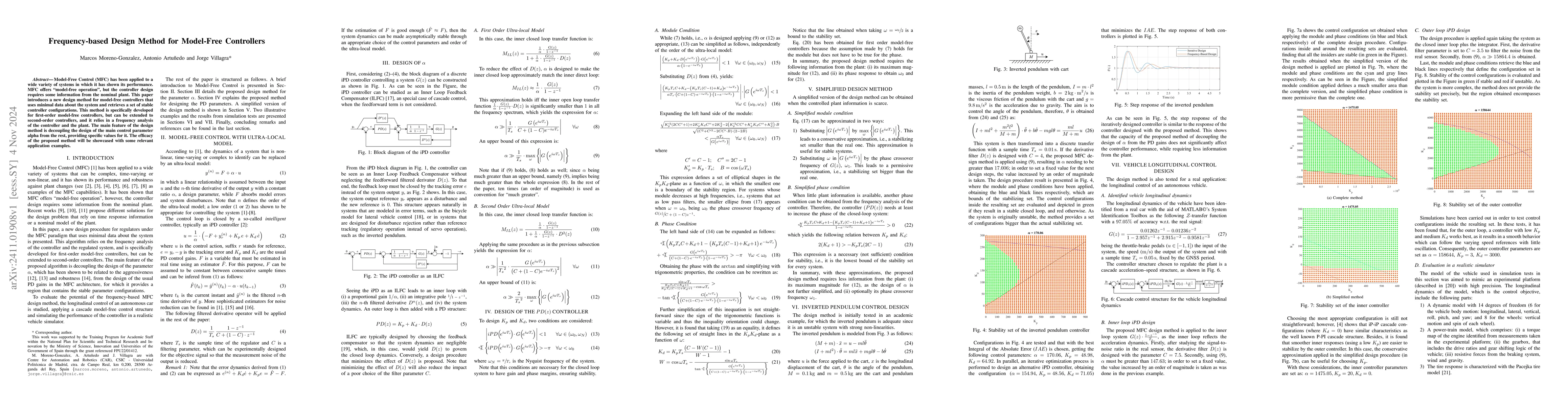 Thumbnail for Frequency-based Design Method for Model-Free Controllers