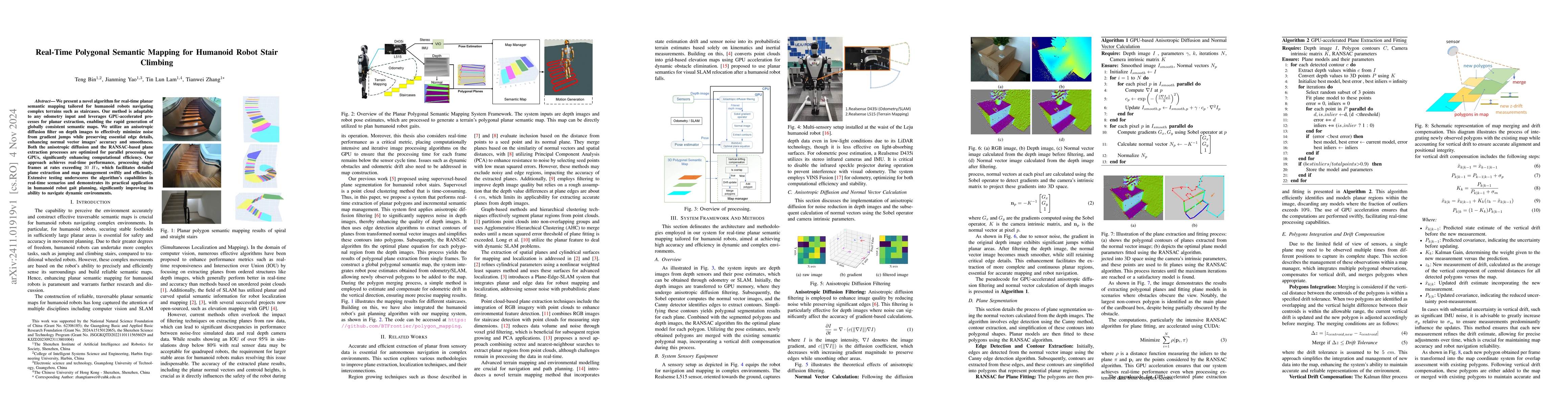 Thumbnail for Real-Time Polygonal Semantic Mapping for Humanoid Robot Stair Climbing