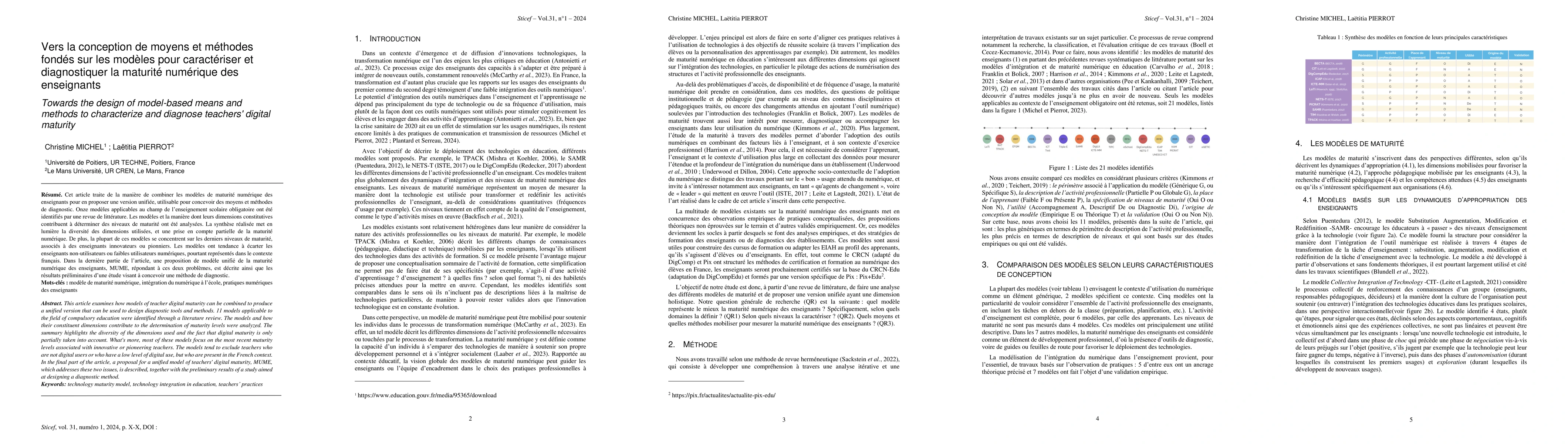 Thumbnail for Towards the design of model-based means and methods to characterize and
  diagnose teachers' digital maturity