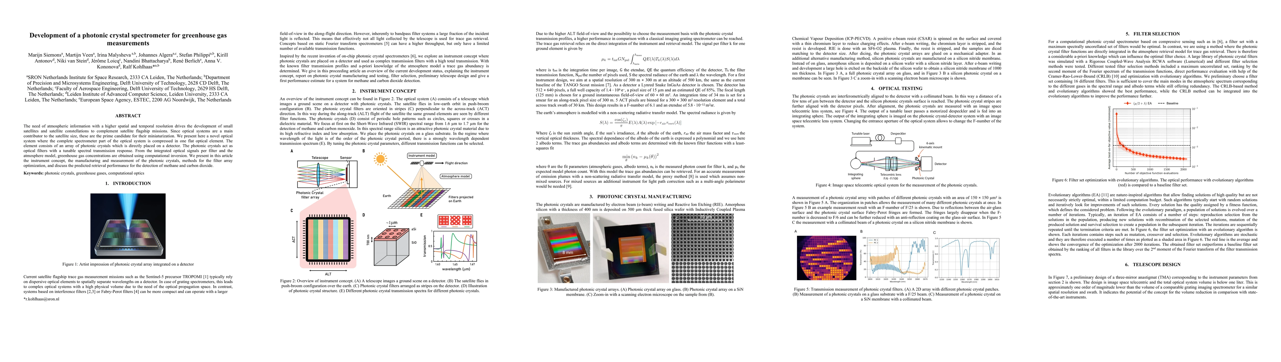 Thumbnail for Development of a photonic crystal spectrometer for greenhouse gas
  measurements