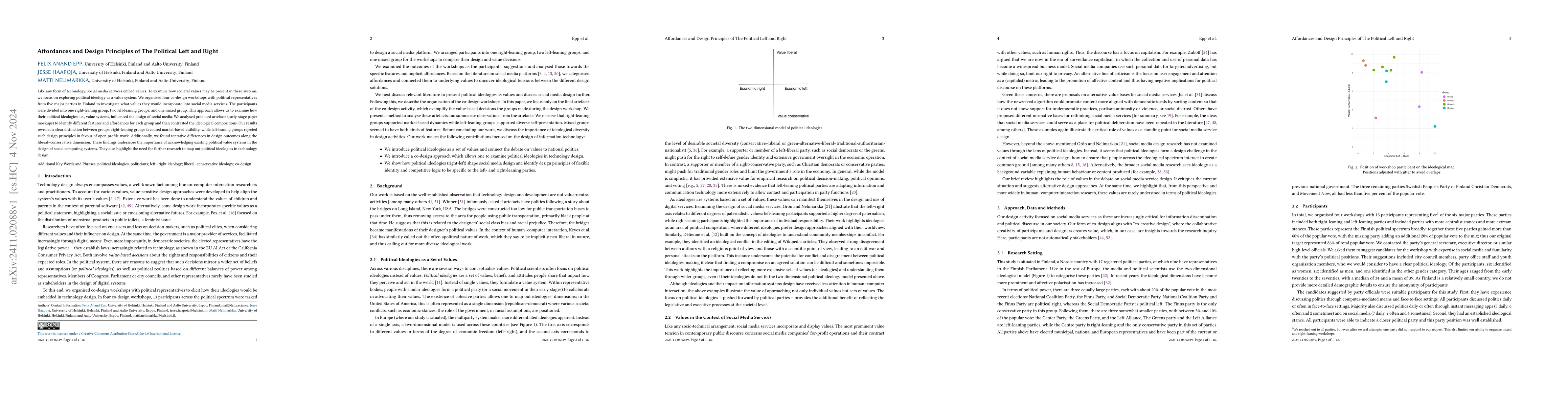 Thumbnail for Affordances and Design Principles of The Political Left and Right