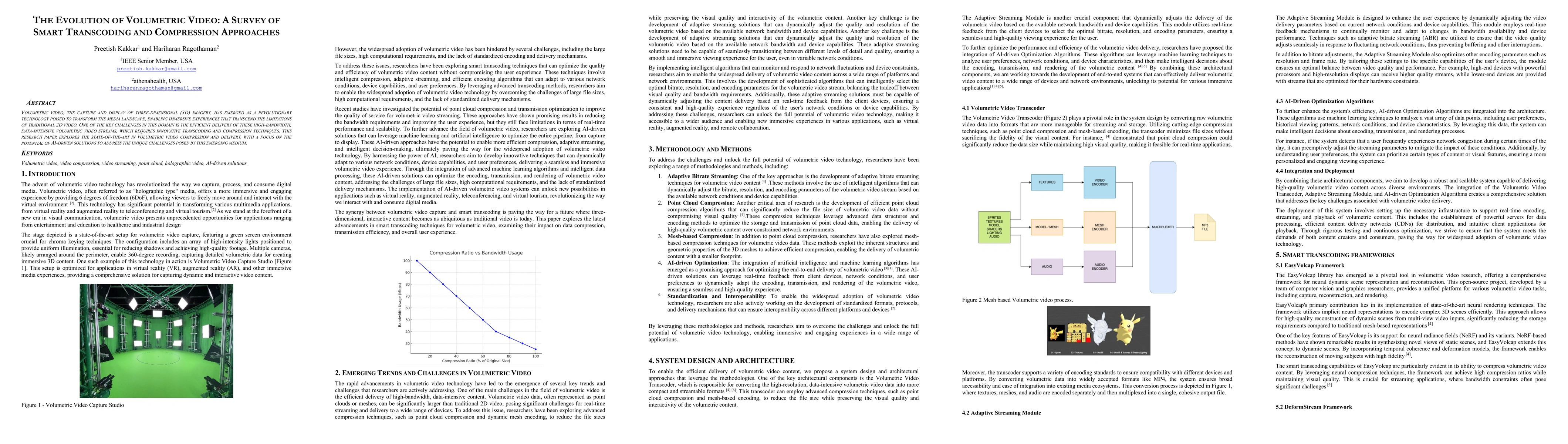 Thumbnail for The evolution of volumetric video: A survey of smart transcoding and
  compression approaches
