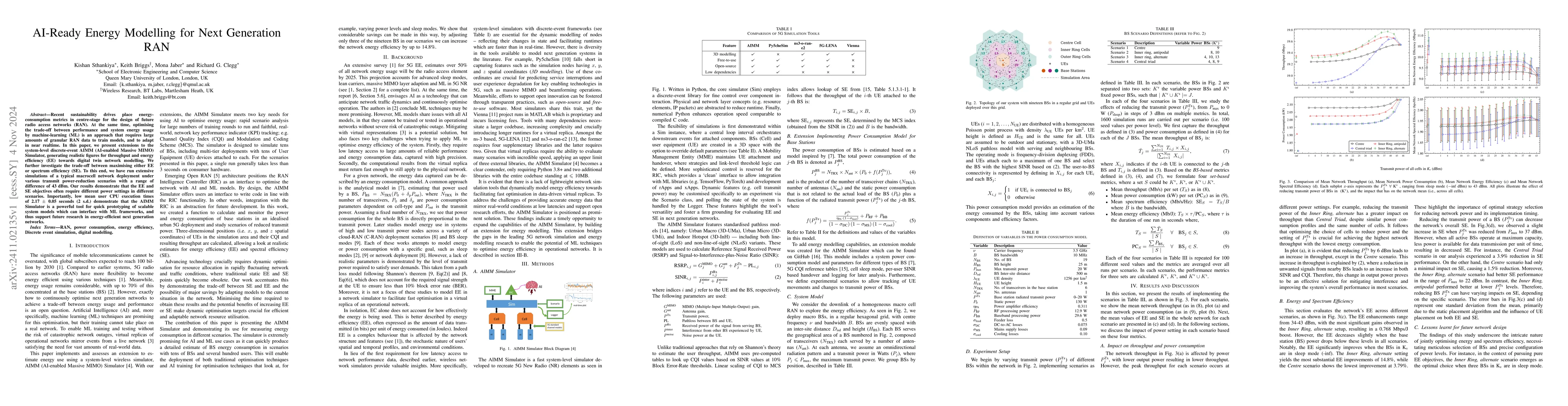 Thumbnail for AI-Ready Energy Modelling for Next Generation RAN