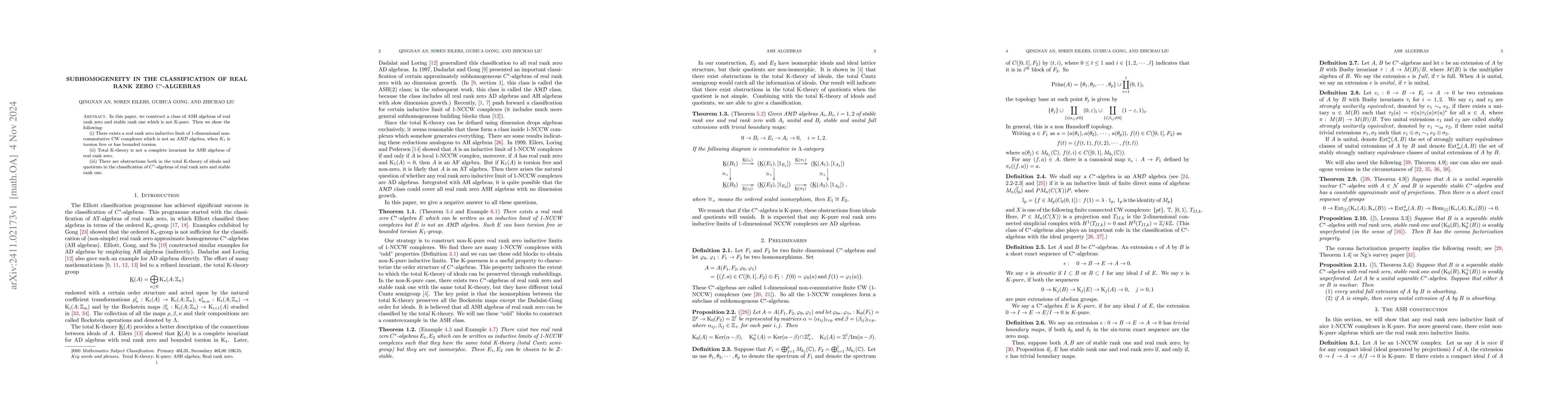 Thumbnail for Subhomogeneity in the classification of real rank zero C*-algebras