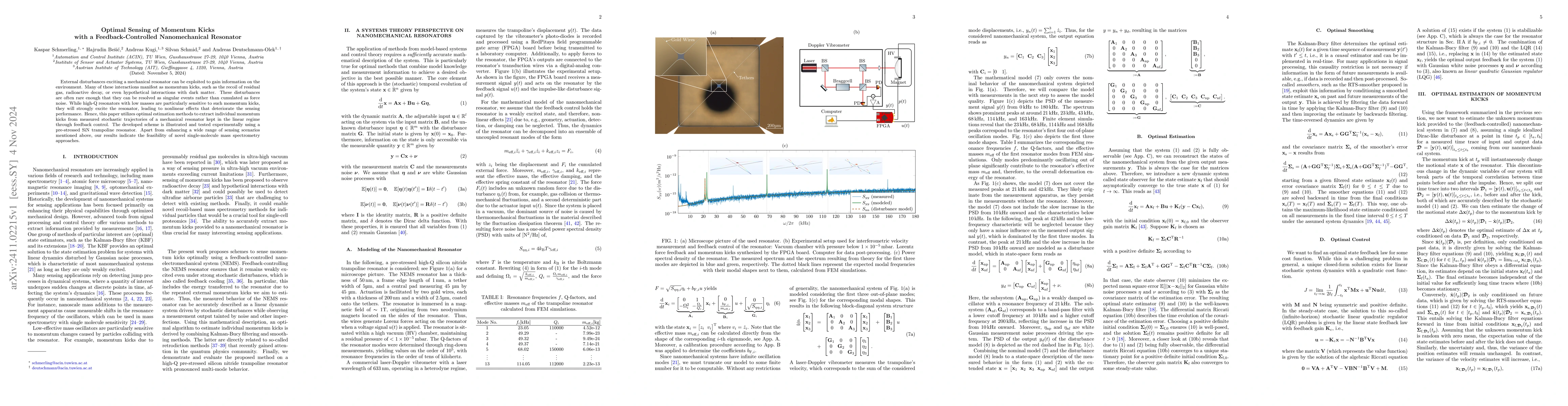 Thumbnail for Optimal Sensing of Momentum Kicks with a Feedback-Controlled
  Nanomechanical Resonator
