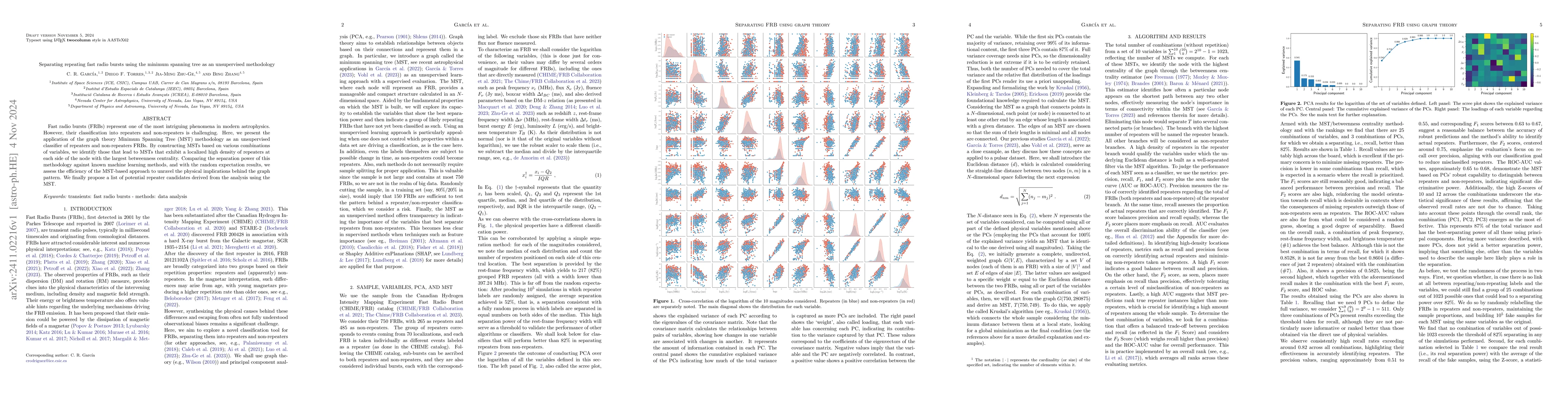 Thumbnail for Separating repeating fast radio bursts using the minimum spanning tree
  as an unsupervised methodology