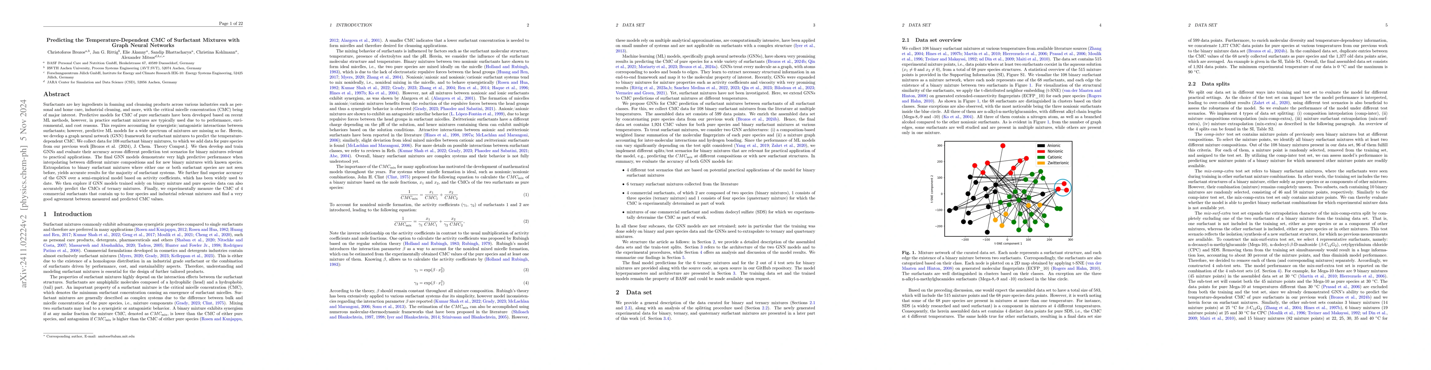 Thumbnail for Predicting the Temperature-Dependent CMC of Surfactant Mixtures with
  Graph Neural Networks