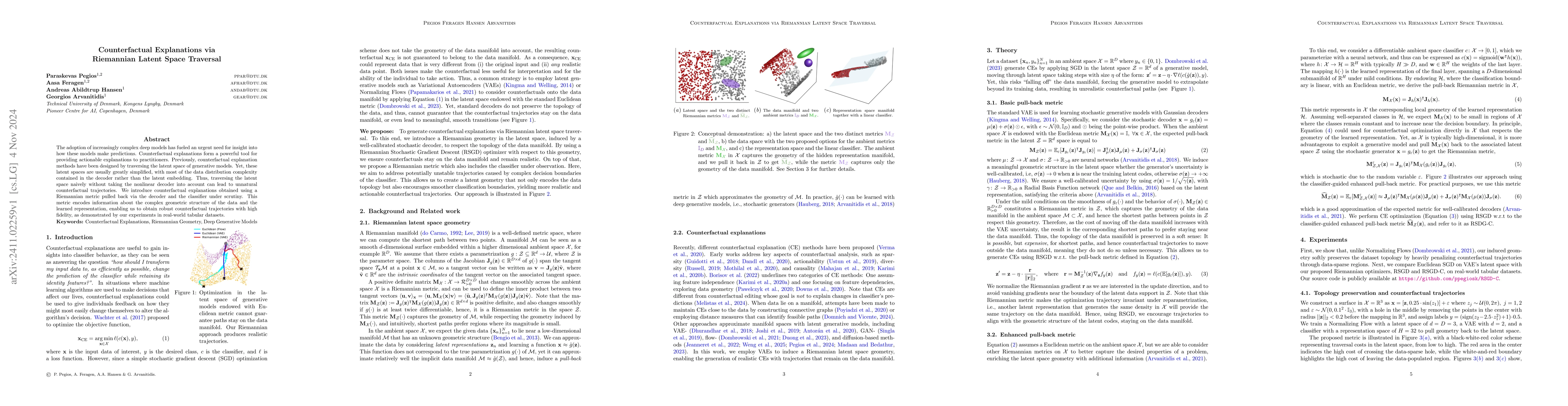 Thumbnail for Counterfactual Explanations via Riemannian Latent Space Traversal