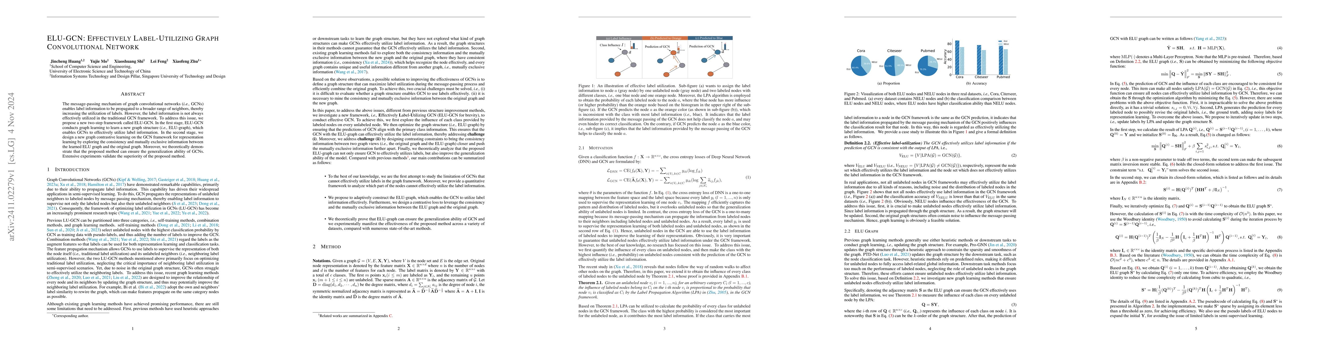 Thumbnail for ELU-GCN: Effectively Label-Utilizing Graph Convolutional Network