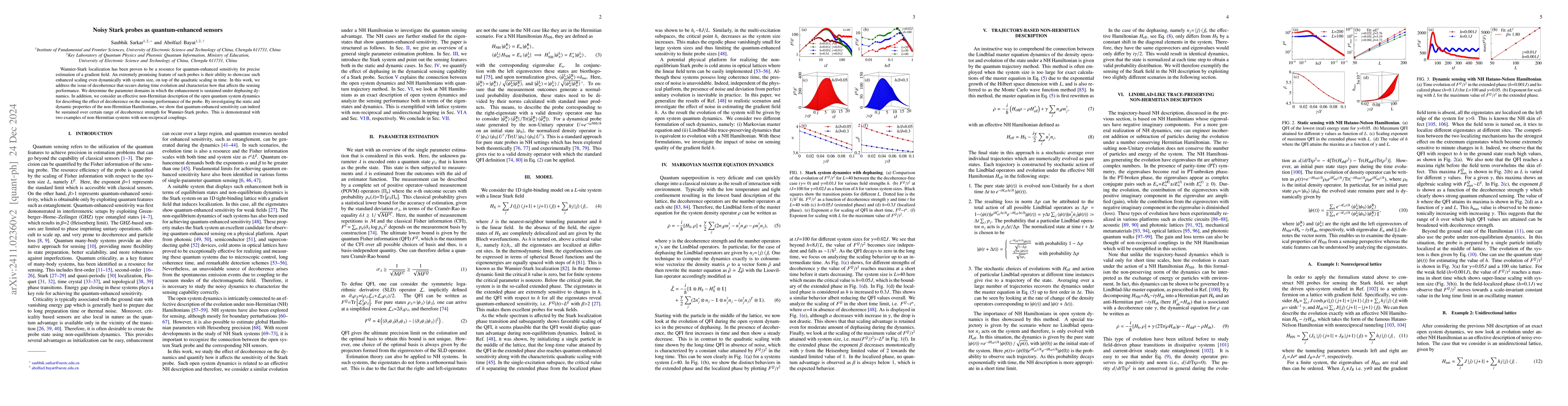Thumbnail for Noisy Stark probes as quantum-enhanced sensors