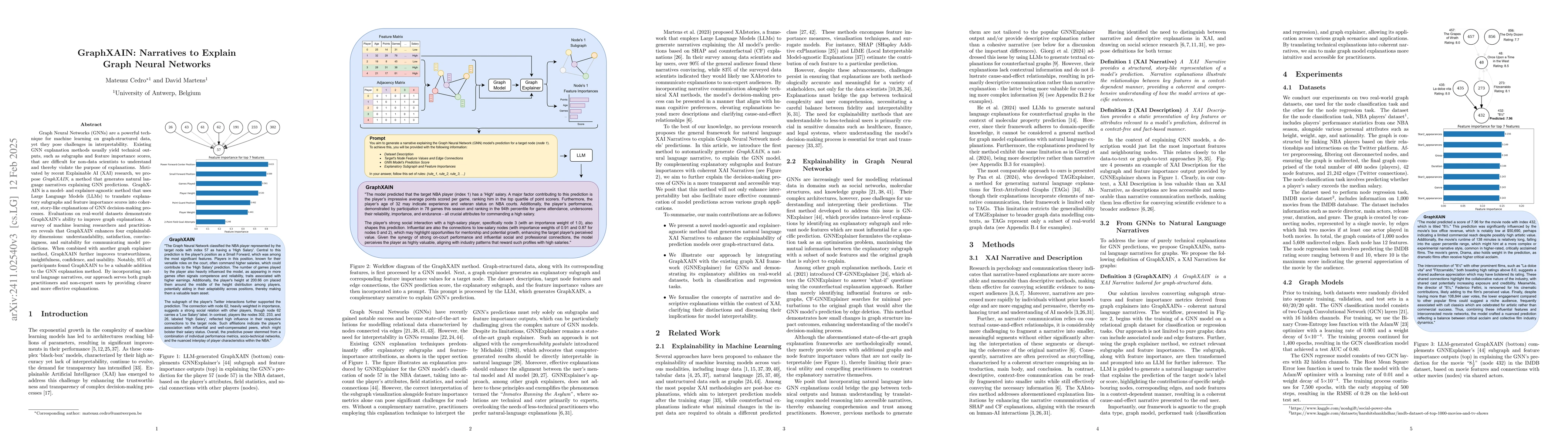 Thumbnail for GraphXAIN: Narratives to Explain Graph Neural Networks
