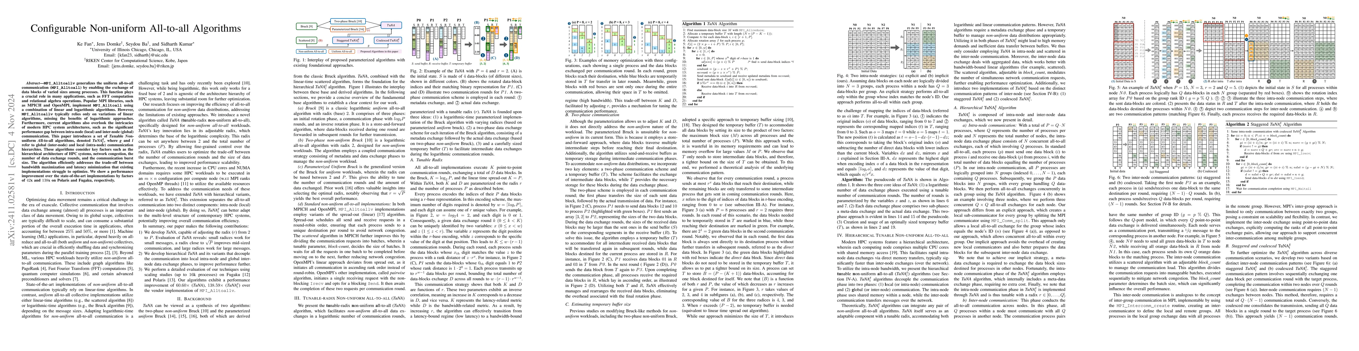 Thumbnail for Configurable Non-uniform All-to-all Algorithms