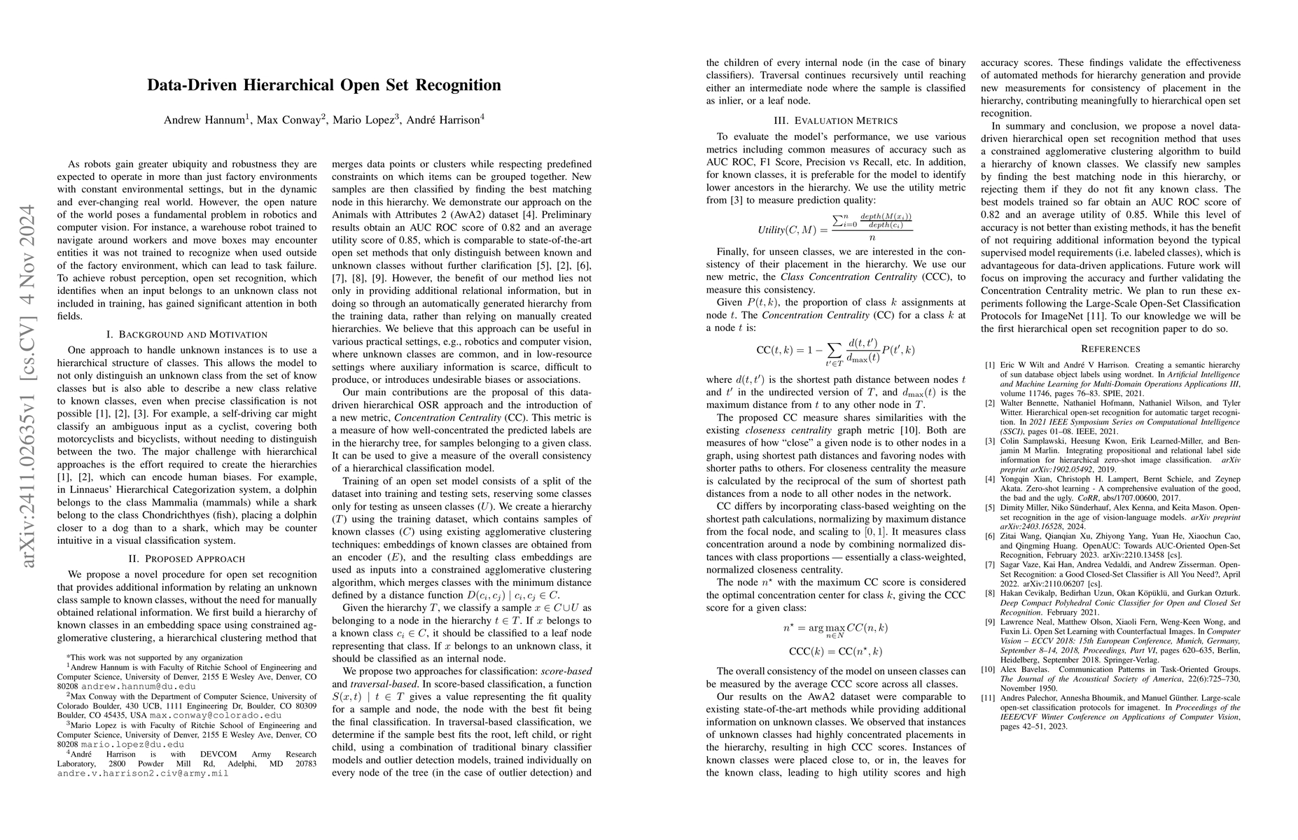 Thumbnail for Data-Driven Hierarchical Open Set Recognition