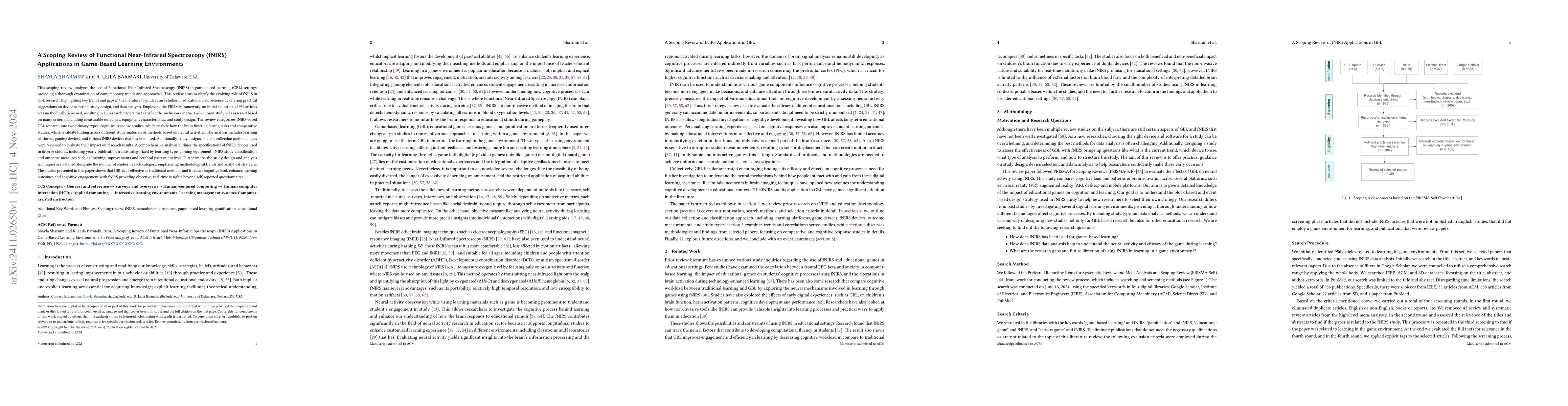 Thumbnail for A Scoping Review of Functional Near-Infrared Spectroscopy (fNIRS)
  Applications in Game-Based Learning Environments