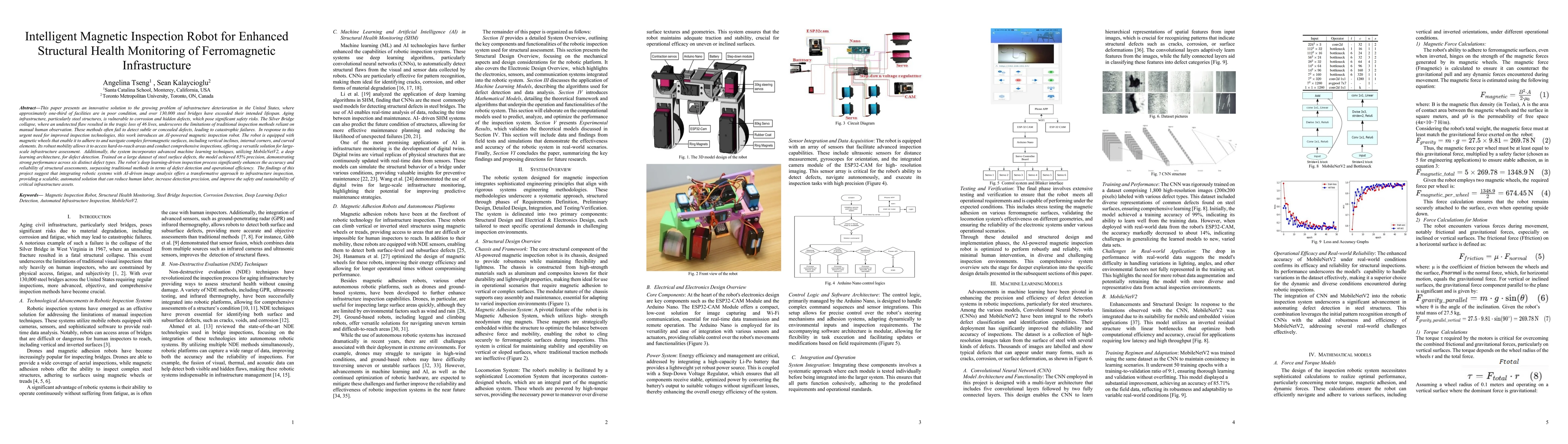 Thumbnail for Intelligent Magnetic Inspection Robot for Enhanced Structural Health
  Monitoring of Ferromagnetic Infrastructure