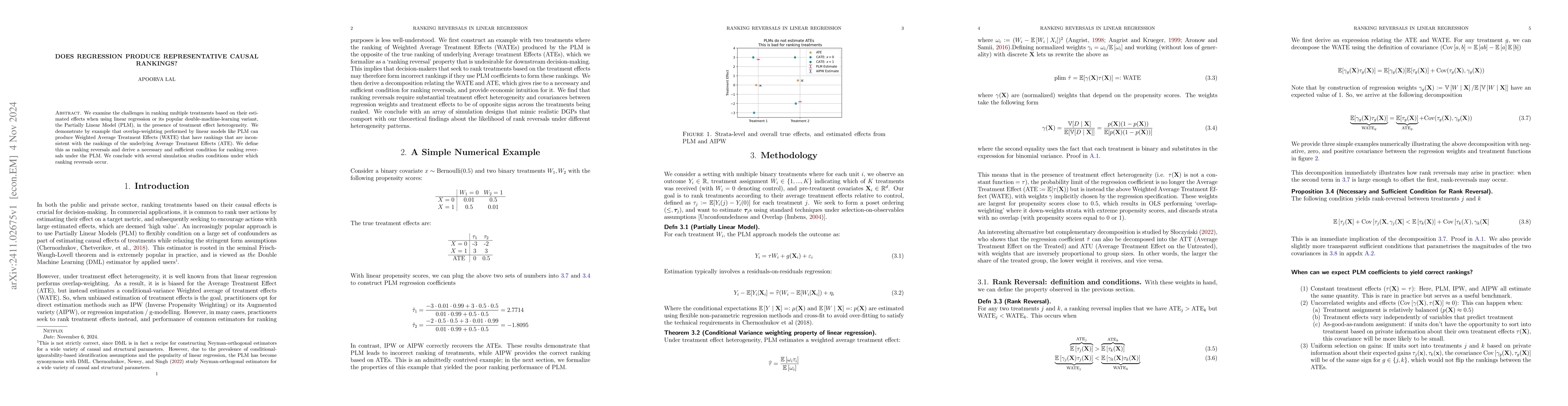 Thumbnail for Does Regression Produce Representative Causal Rankings?
