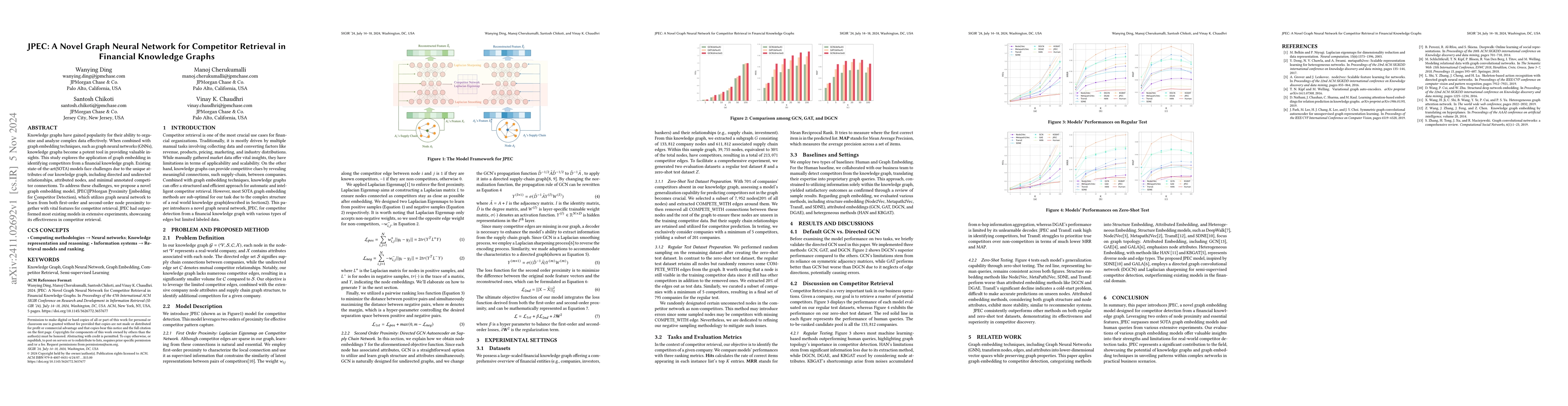 Thumbnail for JPEC: A Novel Graph Neural Network for Competitor Retrieval in Financial
  Knowledge Graphs