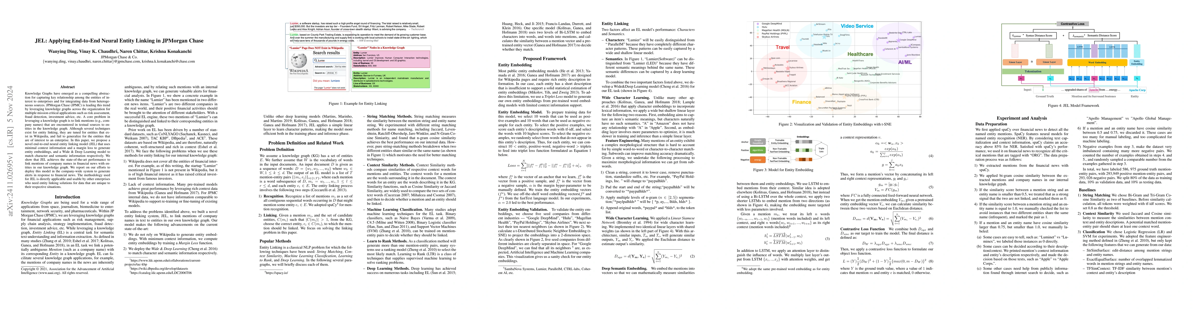 Thumbnail for JEL: Applying End-to-End Neural Entity Linking in JPMorgan Chase