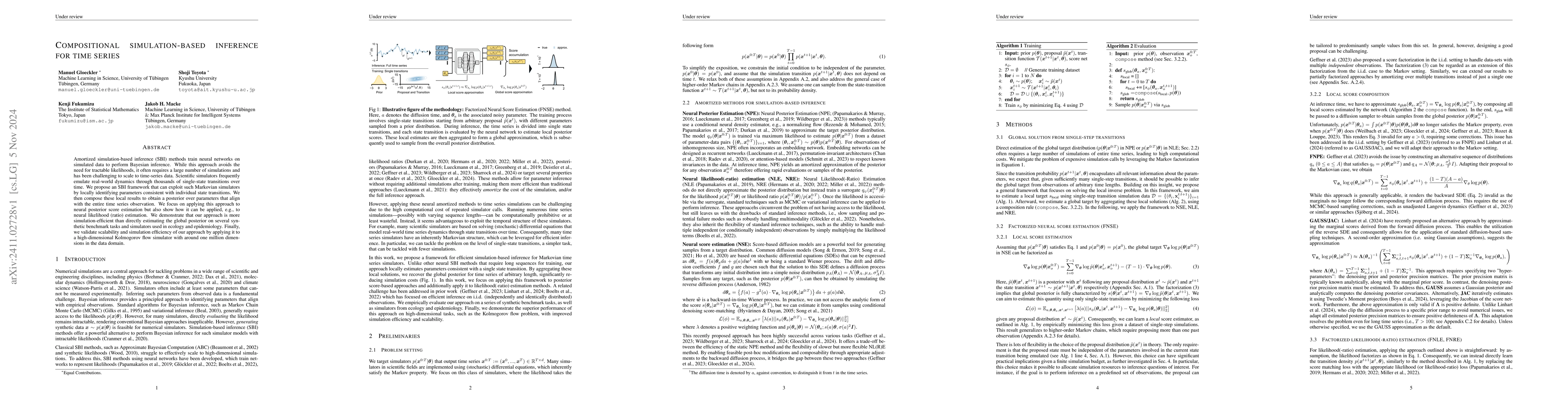 Thumbnail for Compositional simulation-based inference for time series