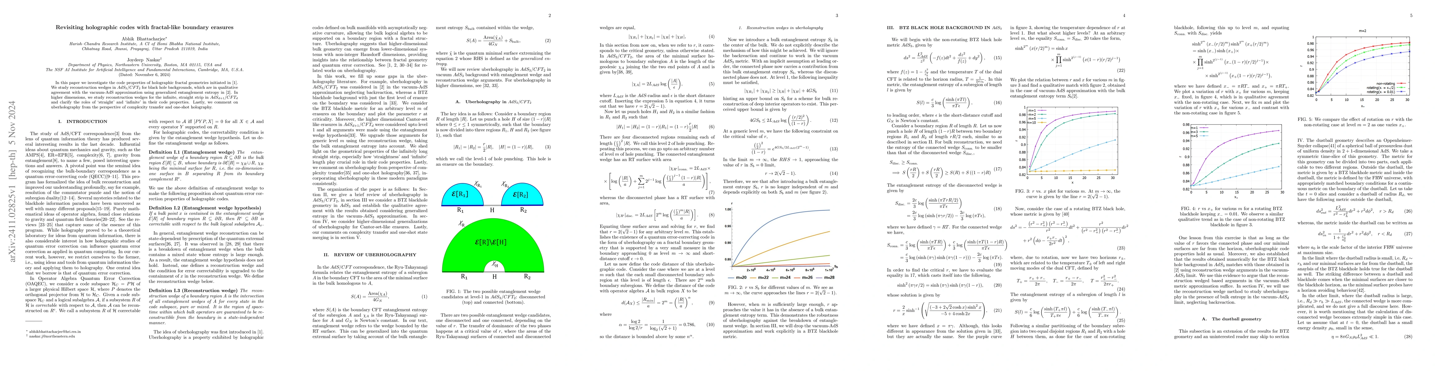 Thumbnail for Revisiting holographic codes with fractal-like boundary erasures