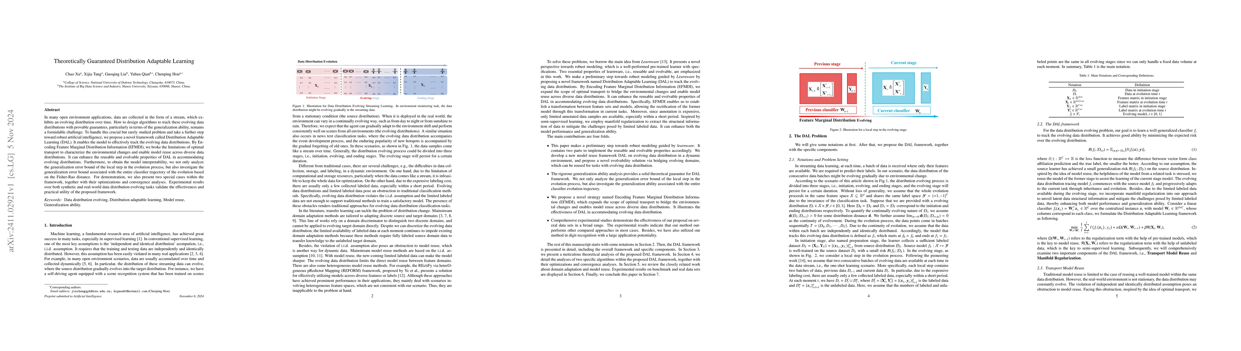 Thumbnail for Theoretically Guaranteed Distribution Adaptable Learning
