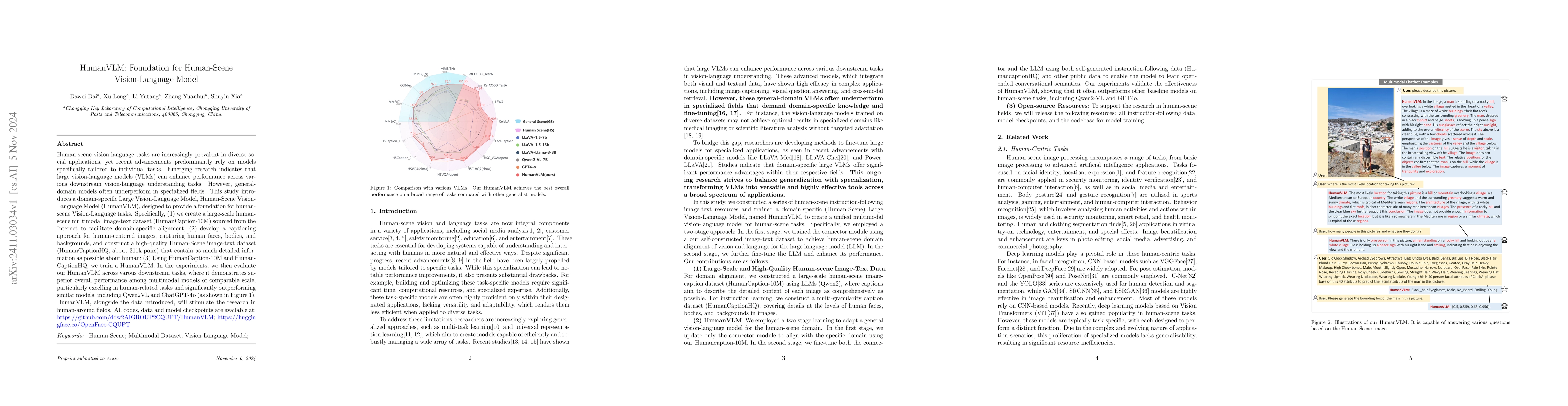 Thumbnail for HumanVLM: Foundation for Human-Scene Vision-Language Model