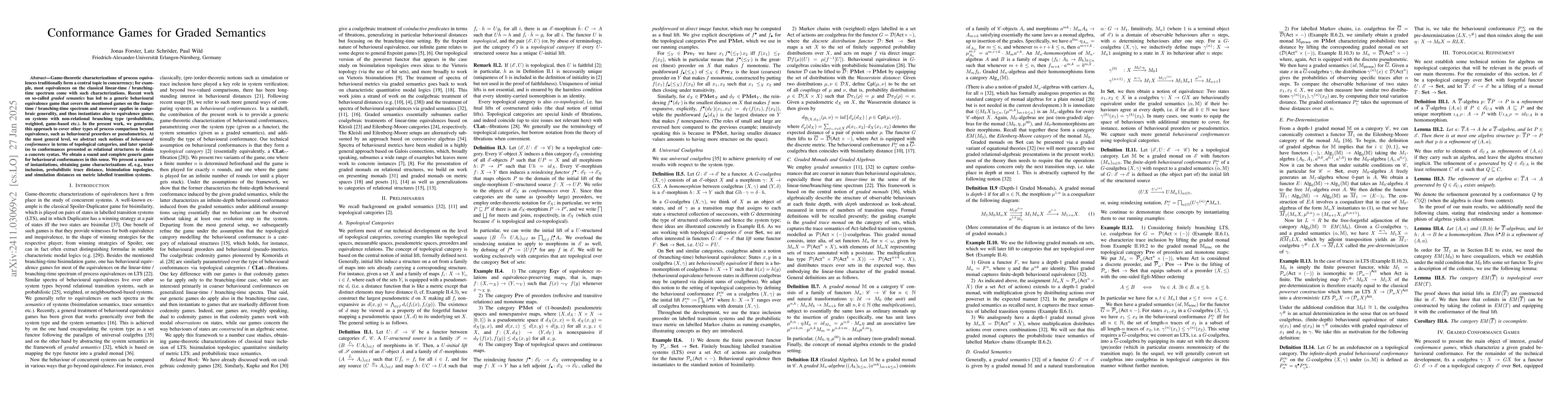 Thumbnail for Conformance Games for Graded Semantics