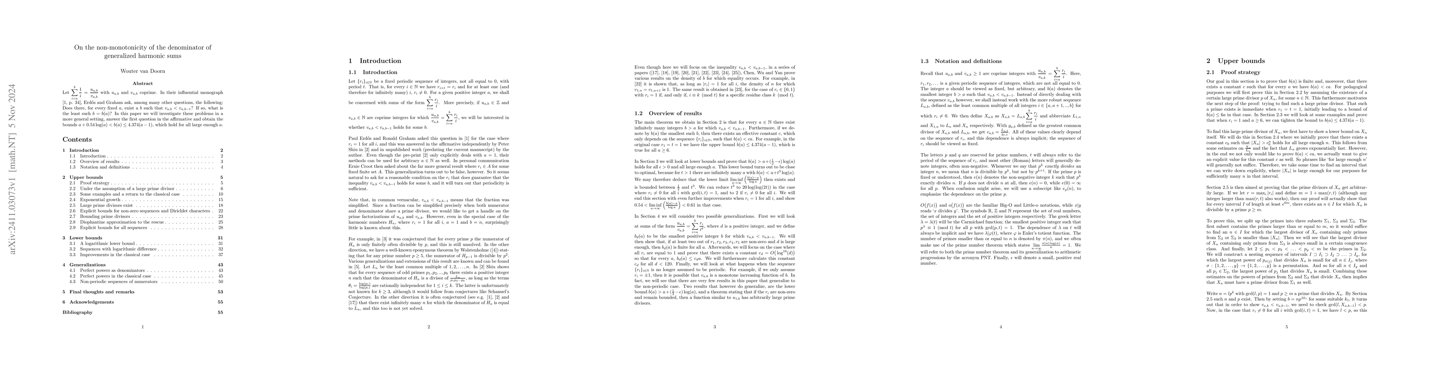 Thumbnail for On the non-monotonicity of the denominator of generalized harmonic sums