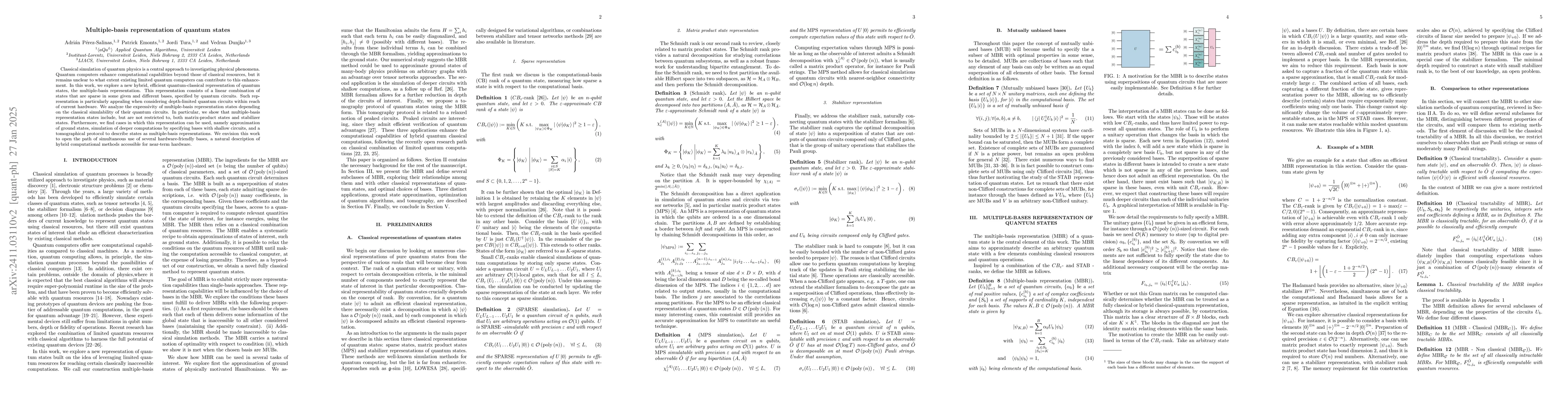 Thumbnail for Multiple-basis representation of quantum states