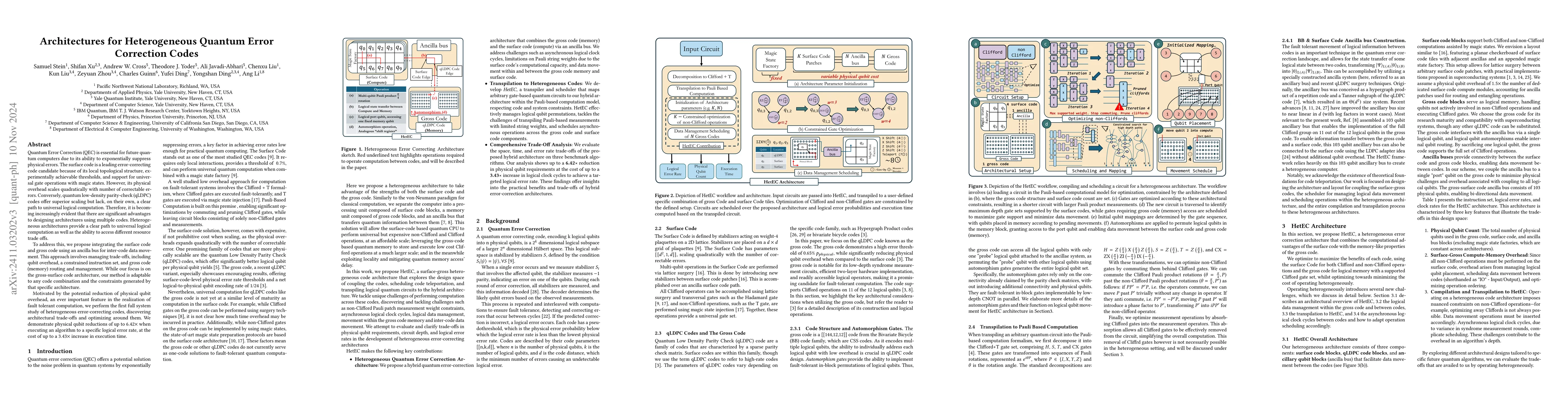 Thumbnail for Architectures for Heterogeneous Quantum Error Correction Codes