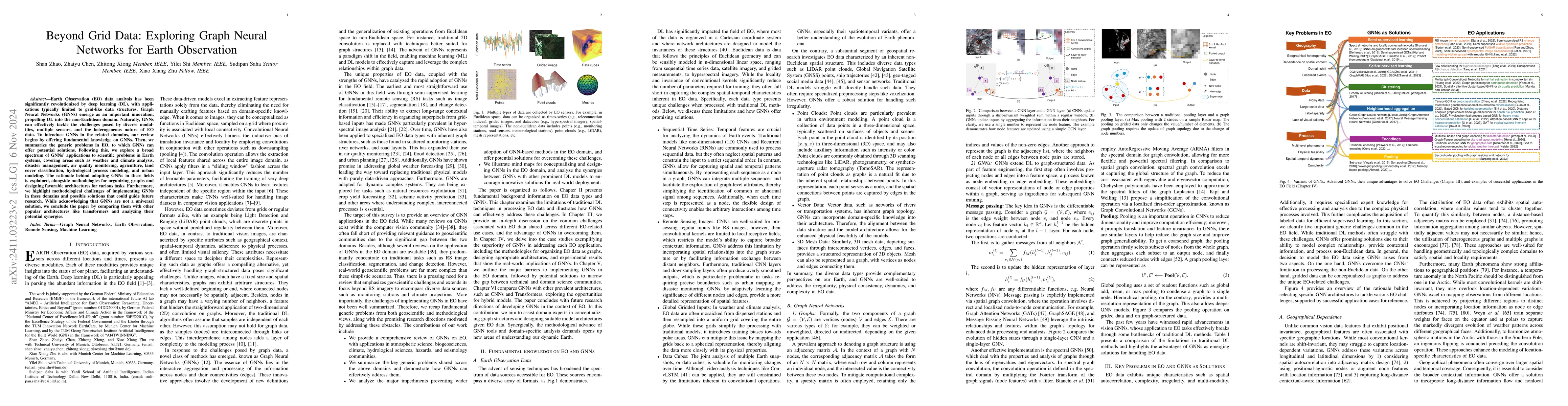 Thumbnail for Beyond Grid Data: Exploring Graph Neural Networks for Earth Observation