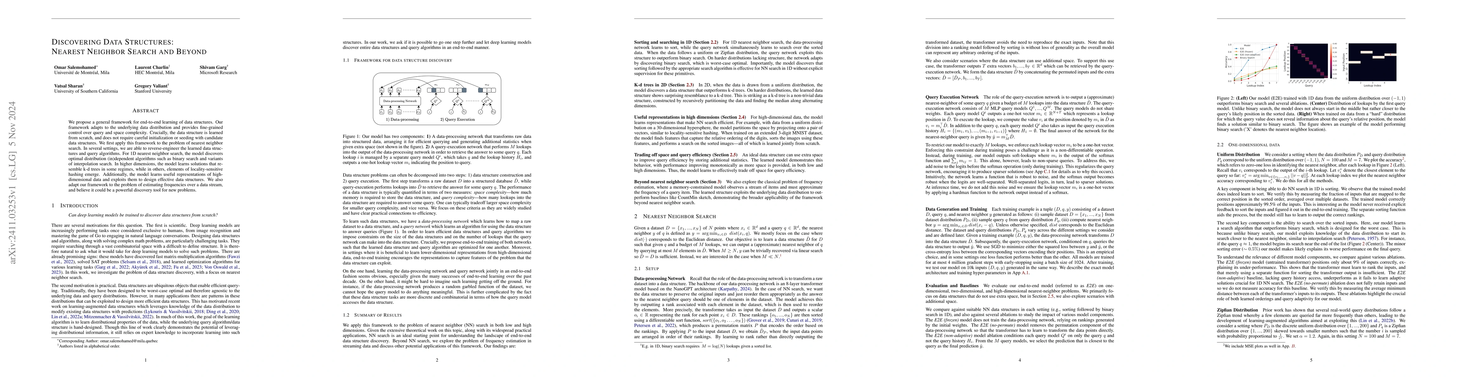 Thumbnail for Discovering Data Structures: Nearest Neighbor Search and Beyond