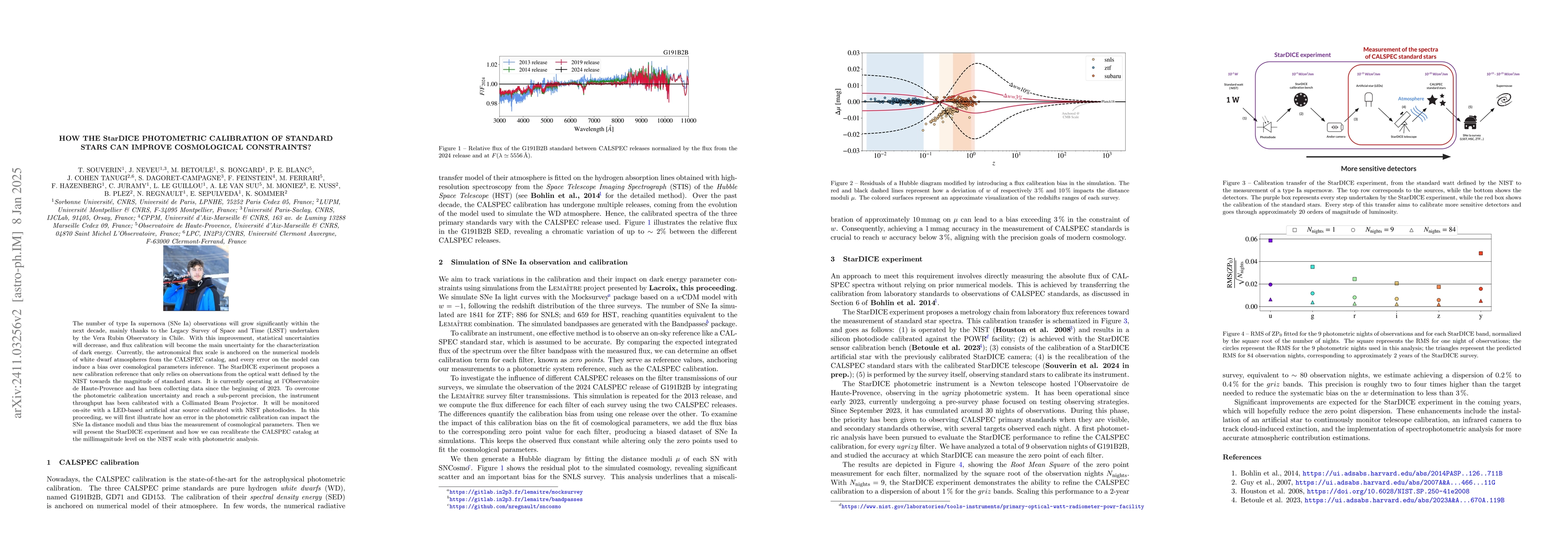Thumbnail for How the StarDICE photometric calibration of standard stars can improve
  cosmological constraints?