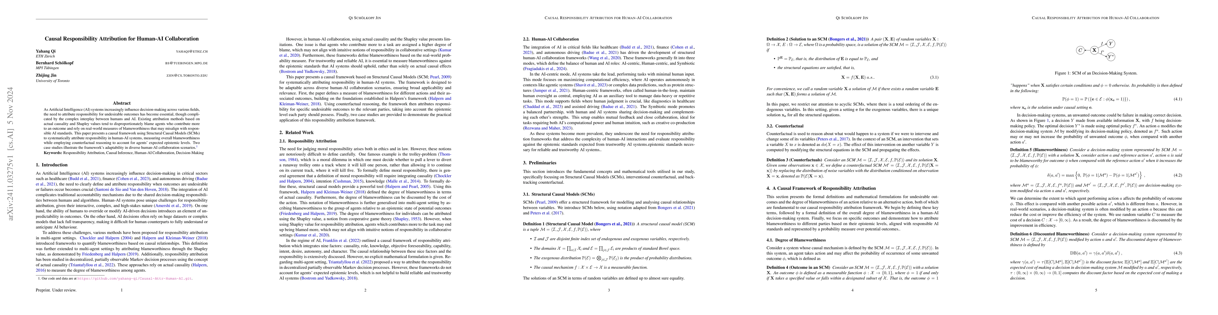 Thumbnail for Causal Responsibility Attribution for Human-AI Collaboration
