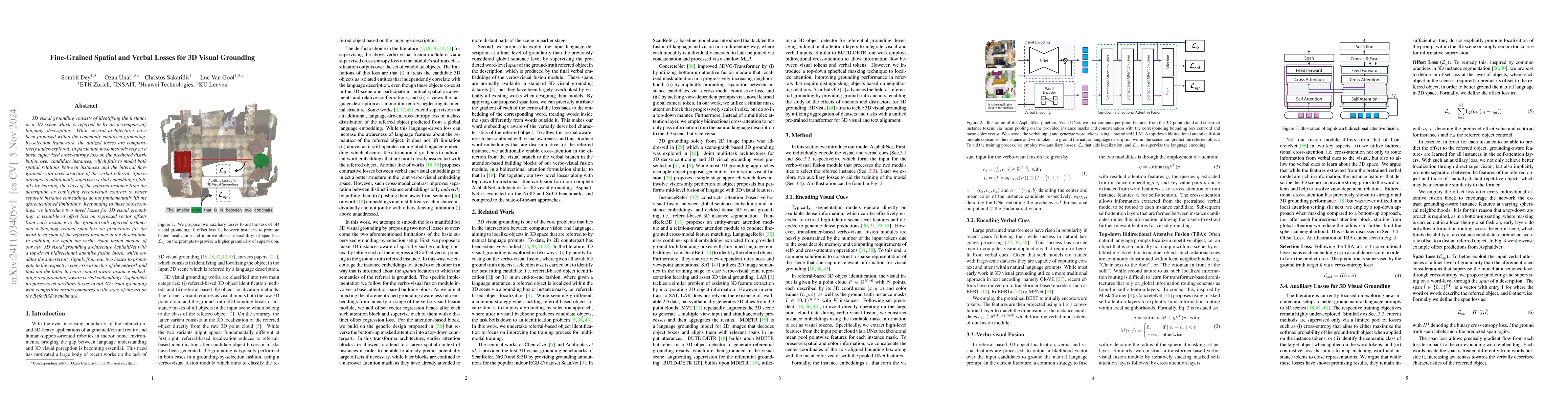 Thumbnail for Fine-Grained Spatial and Verbal Losses for 3D Visual Grounding