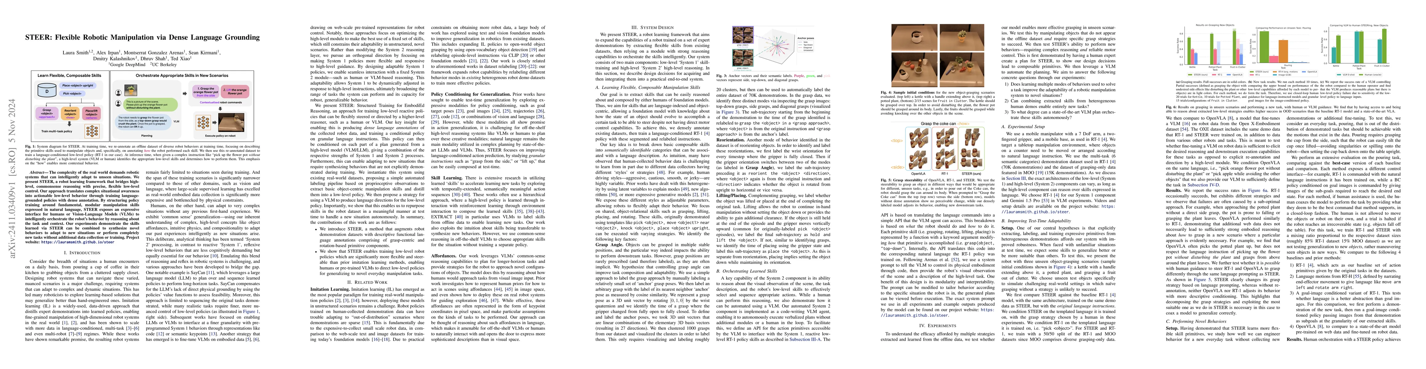 Thumbnail for STEER: Flexible Robotic Manipulation via Dense Language Grounding