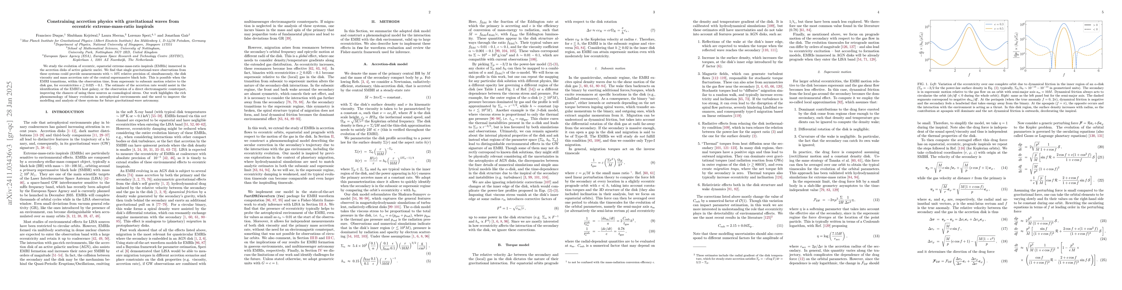 Thumbnail for Constraining accretion physics with gravitational waves from eccentric
  extreme-mass-ratio inspirals