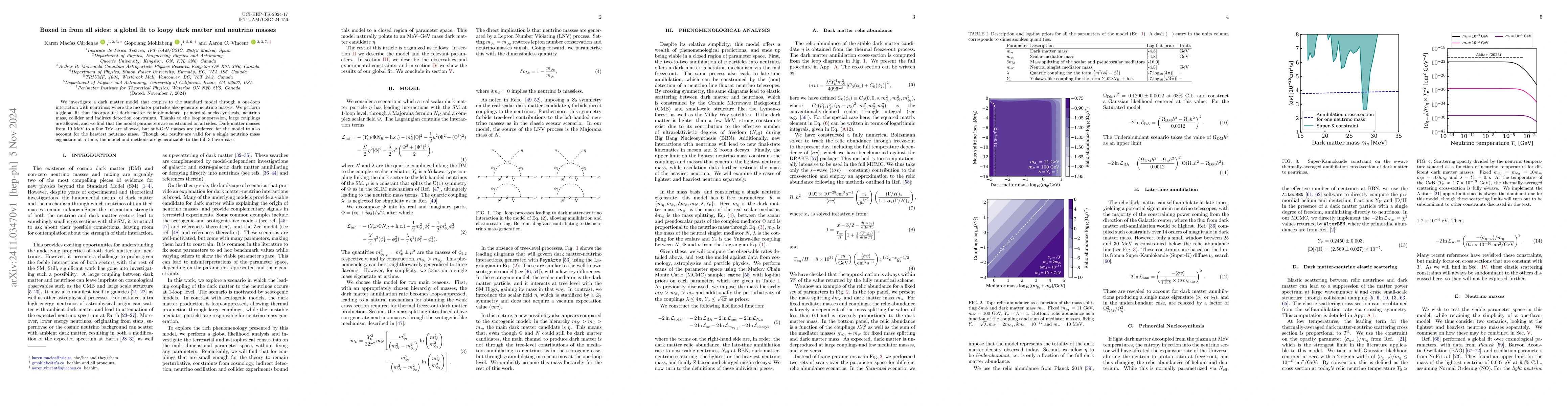 Thumbnail for Boxed in from all sides: a global fit to loopy dark matter and neutrino
  masses