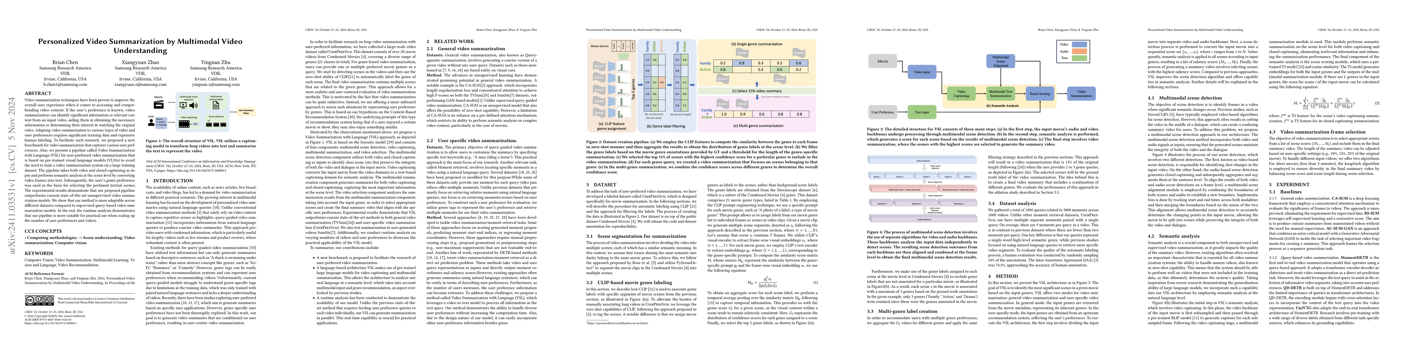 Thumbnail for Personalized Video Summarization by Multimodal Video Understanding