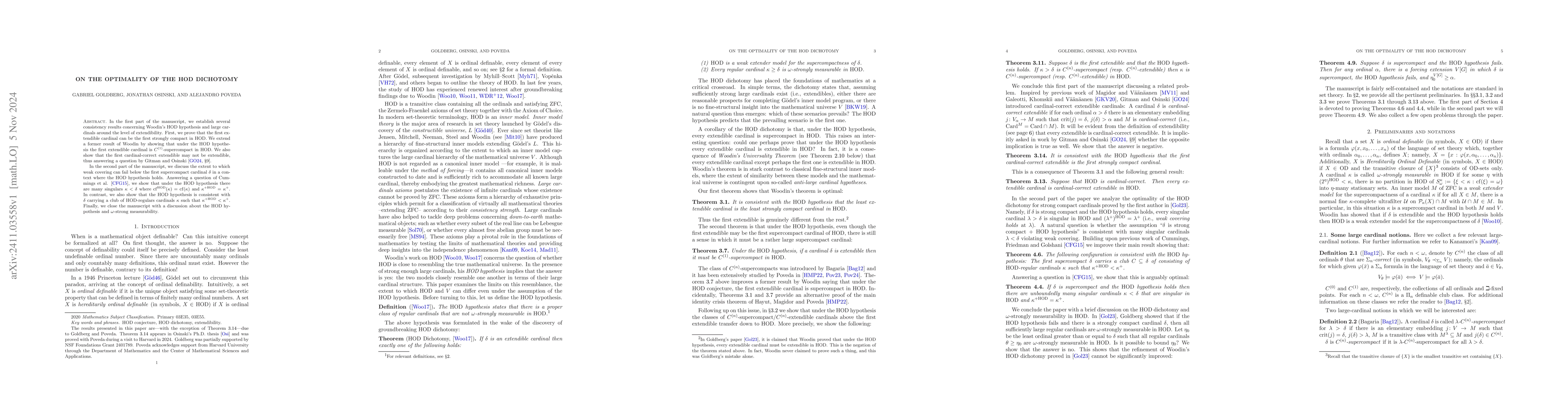 Thumbnail for On the optimality of the HOD dichotomy