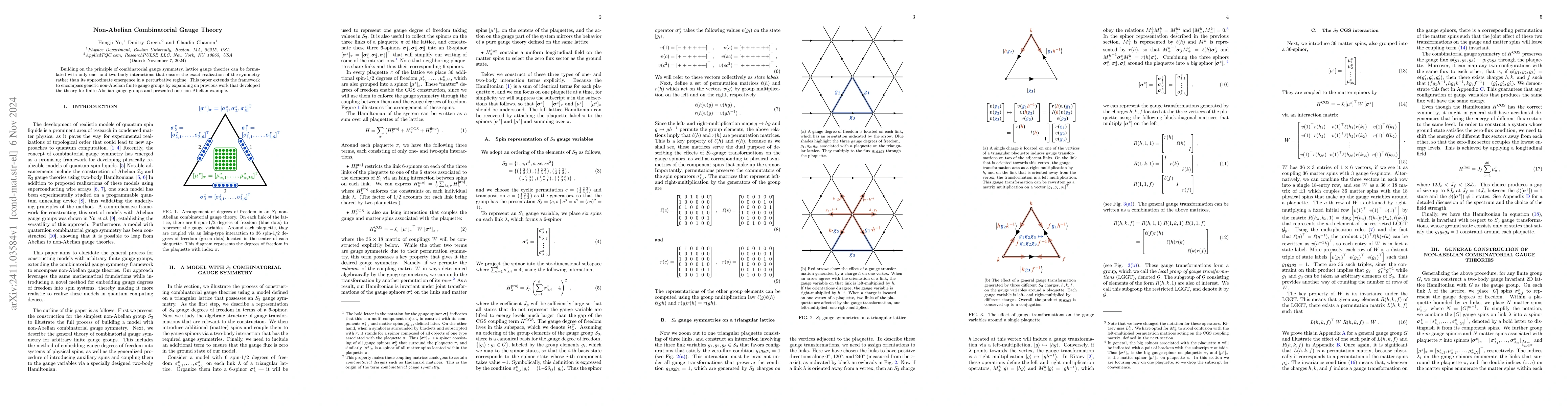Thumbnail for Non-Abelian Combinatorial Gauge Theory