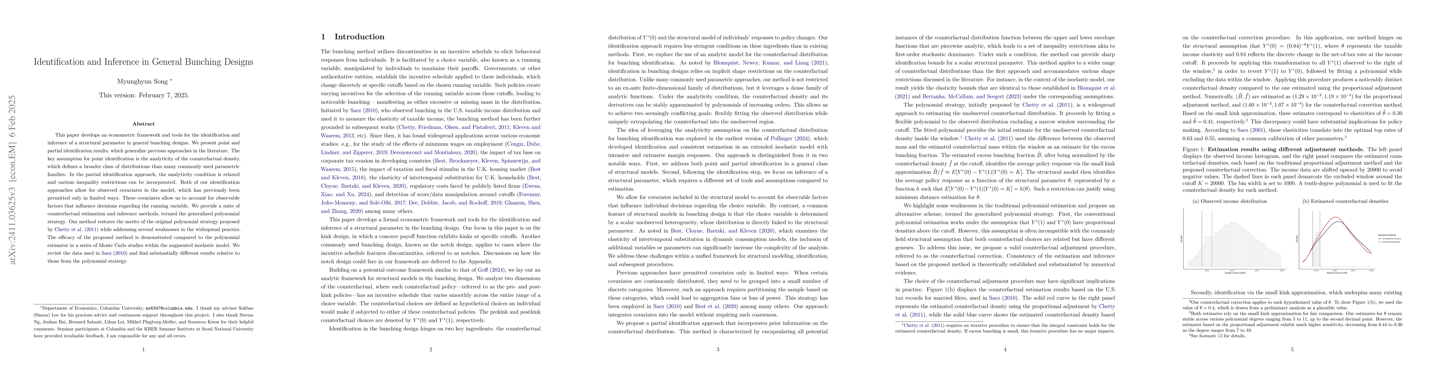 Thumbnail for Identification and Inference in General Bunching Designs