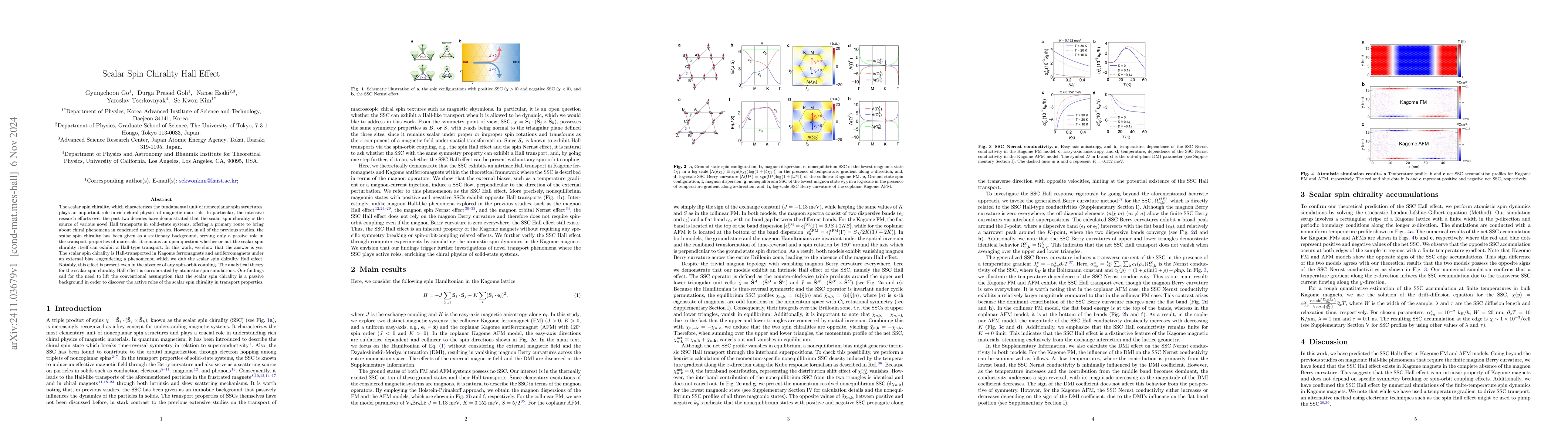 Thumbnail for Scalar Spin Chirality Hall Effect