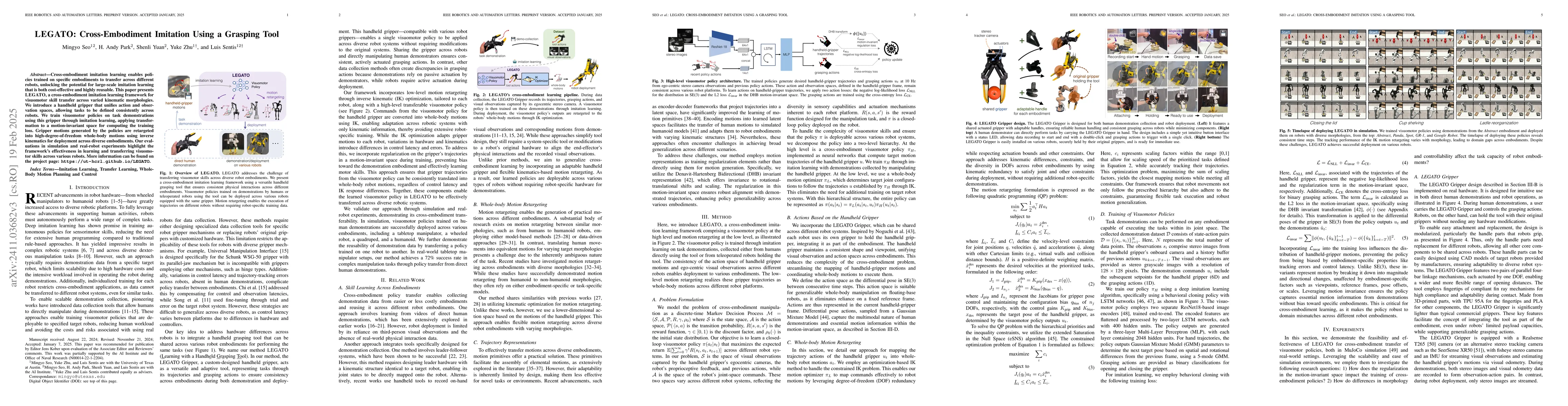 Thumbnail for LEGATO: Cross-Embodiment Imitation Using a Grasping Tool
