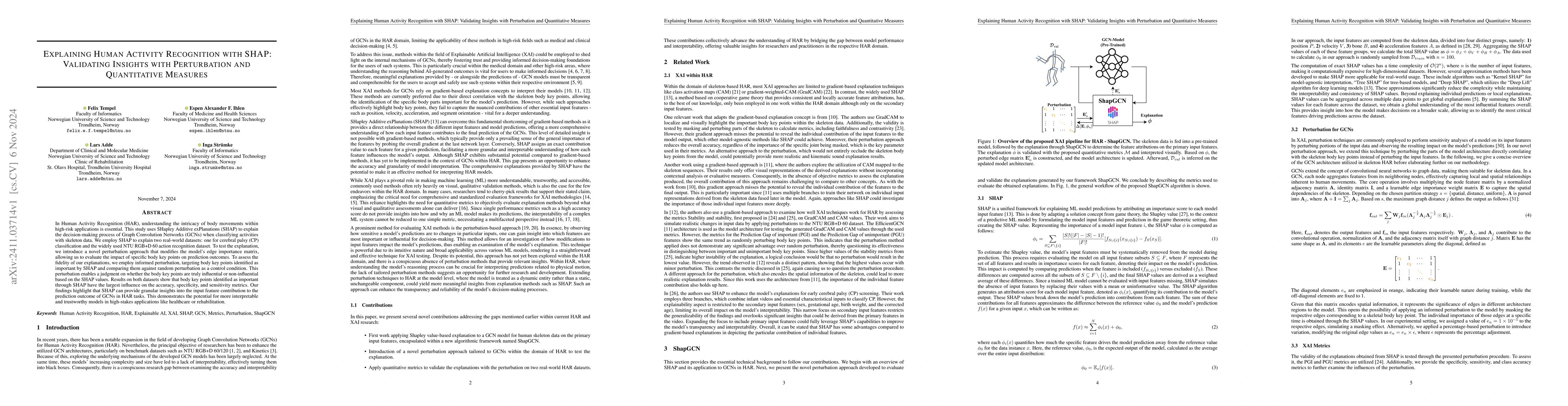 Thumbnail for Explaining Human Activity Recognition with SHAP: Validating Insights
  with Perturbation and Quantitative Measures