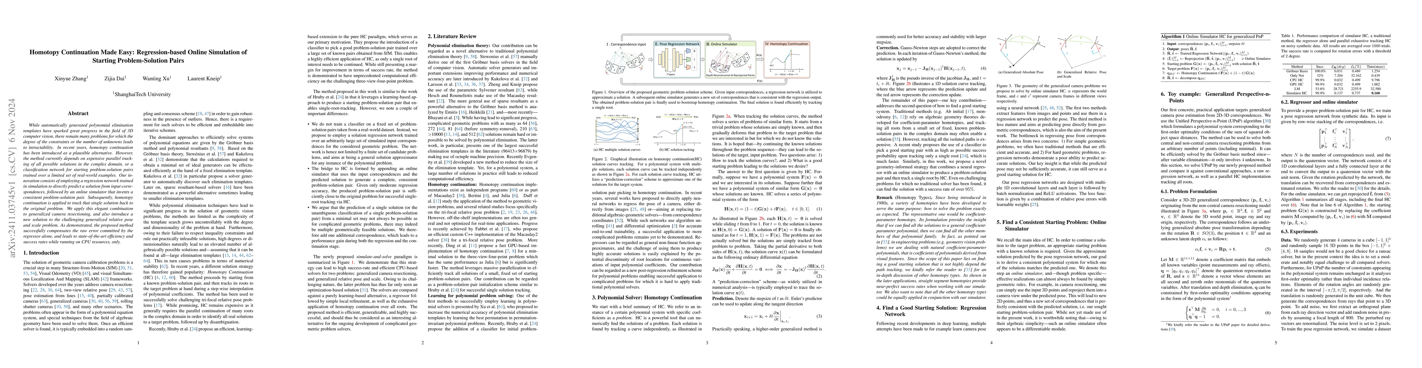 Thumbnail for Homotopy Continuation Made Easy: Regression-based Online Simulation of
  Starting Problem-Solution Pairs